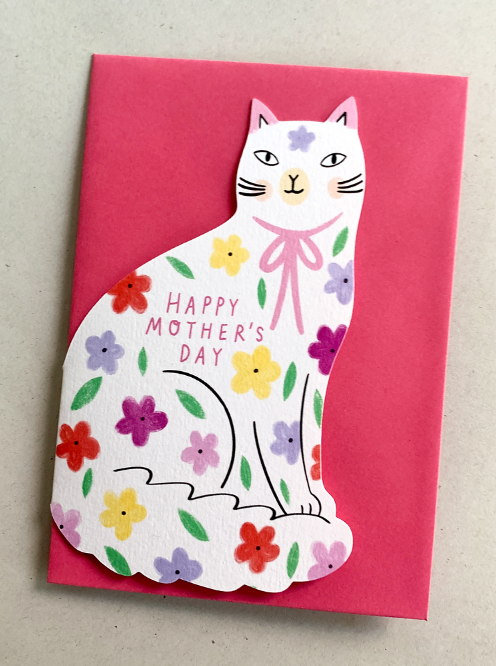 Carte florale Kitty pour la fête des mères I Kitty Kenda