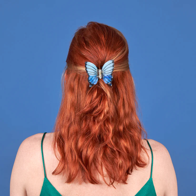 Pince à Cheveux Papillon Bleu I Coucou Suzette ®