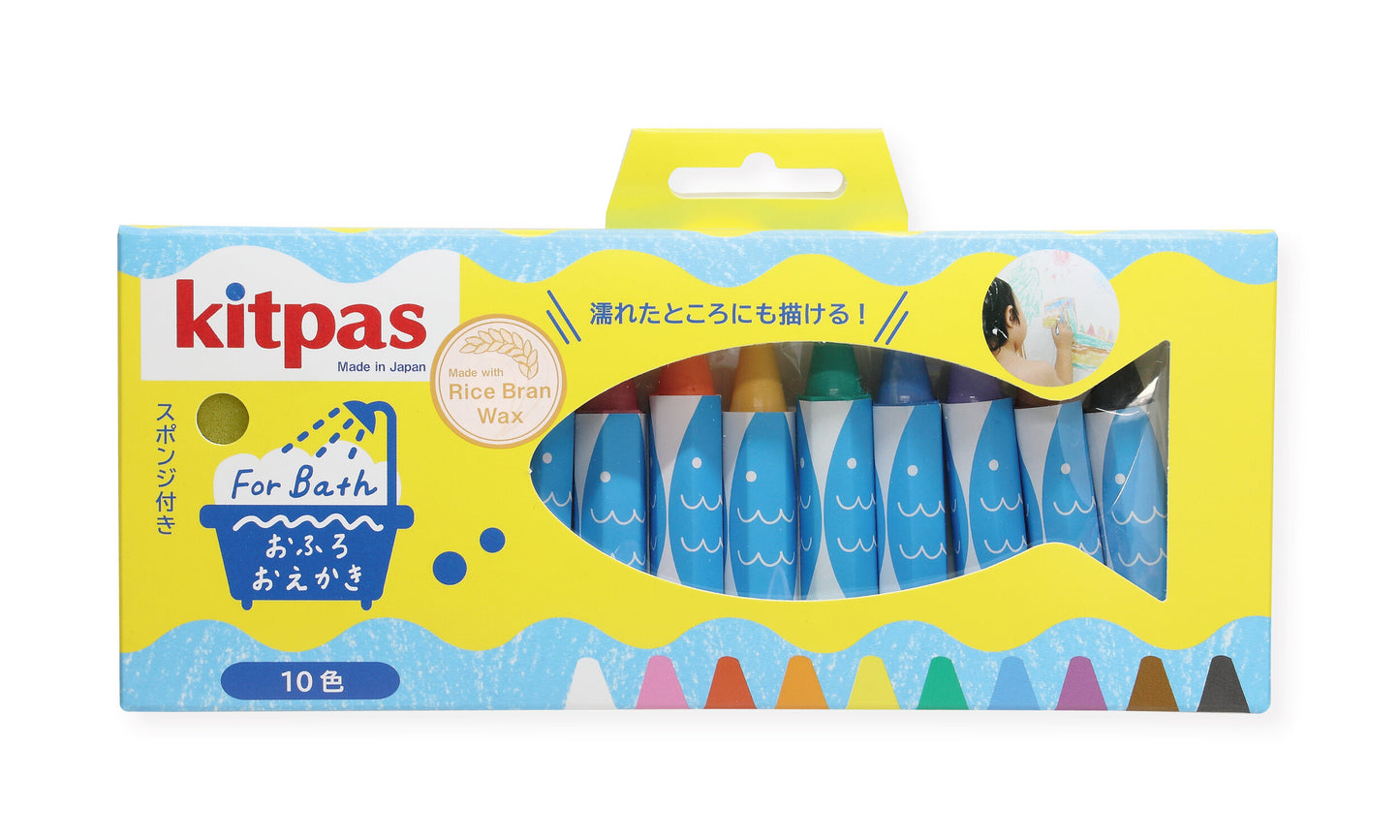 Boite 10 Crayons de Bain Sardines I Kitpas