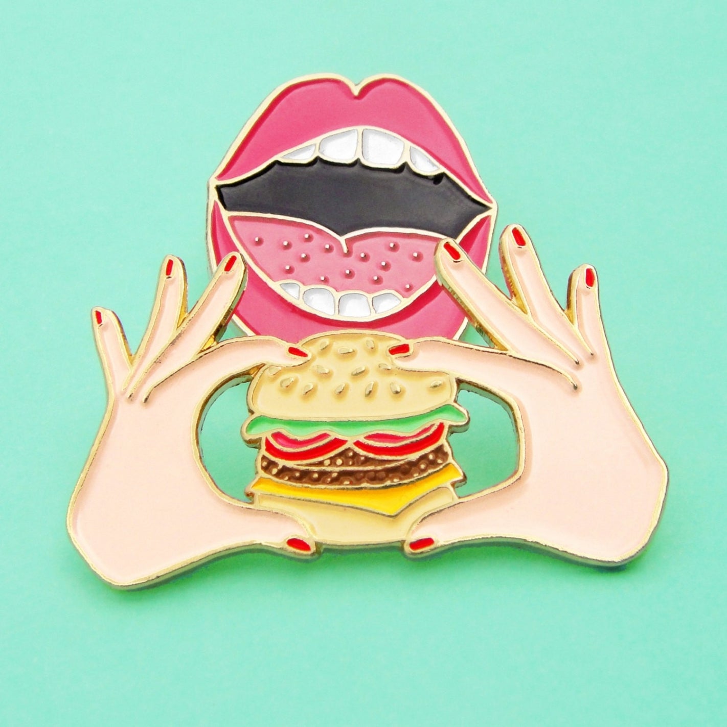 Pin's Burger - Blanche I Coucou Suzette ®
