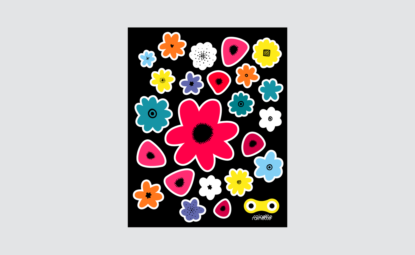 Rainette I Stickers Fleurs
